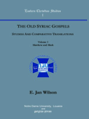 cover image of The Old Syriac Gospels, Studies and Comparative Translations